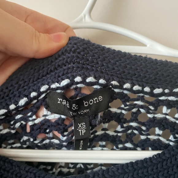 RAG & BONE / DANIELA OPEN KNIT CREW SWEATER - Picture 3 of 6